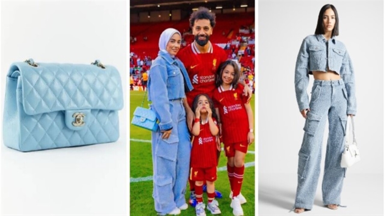 ماجي زوجة محمد صلاح تخطف الأنظار في حفل ختام الدوري الإنجليزي